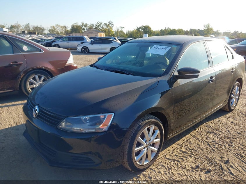 2011 Volkswagen Jetta 2.5L Se, Обычный износ, IAAI, VIN 3VWBZ7AJXBM383618 — фото 2