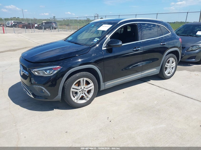 Vin: w1n4n4gbxmj265101, lot: 46746441, mercedes-benz gla 250 20212