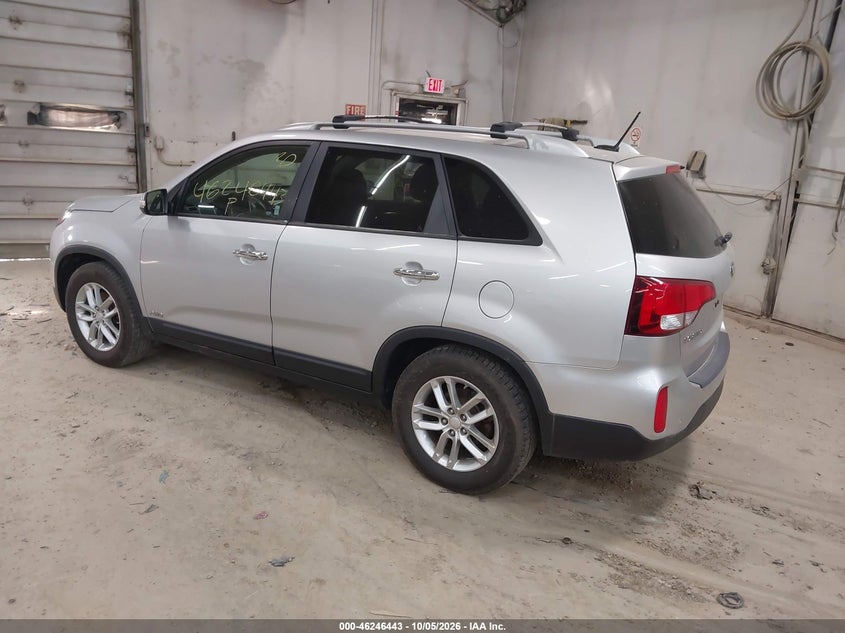 Vin: 5xyktca65eg538084, lot: 46746469, kia sorento lx 20143