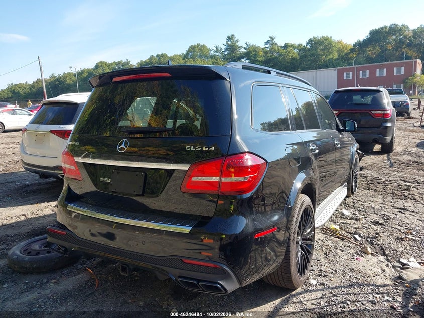 Vin: 4jgdf7fexjb134348, lot: 46746510, mercedes-benz amg gls 63 4matic 20184