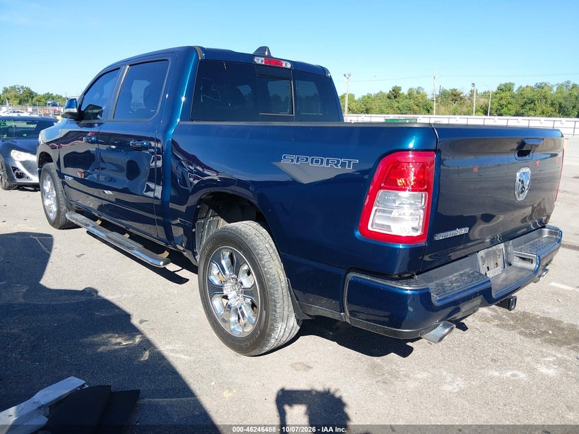 Vin: 1c6rreft8nn146594, lot: 46746514, ram 1500 big horn  4x2 5'7 box 20223