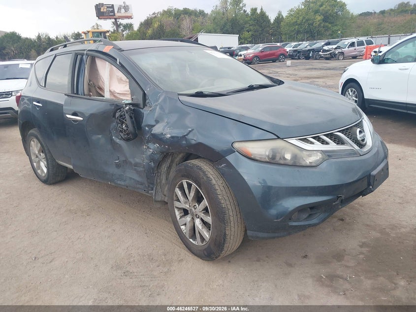 Vin: jn8az1muxew421309, lot: 46746553, nissan murano sv 20141