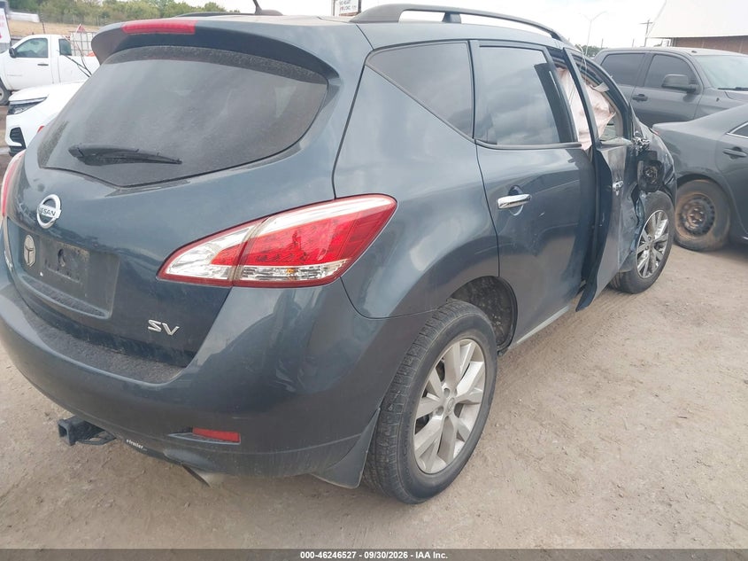 Vin: jn8az1muxew421309, lot: 46746553, nissan murano sv 20144