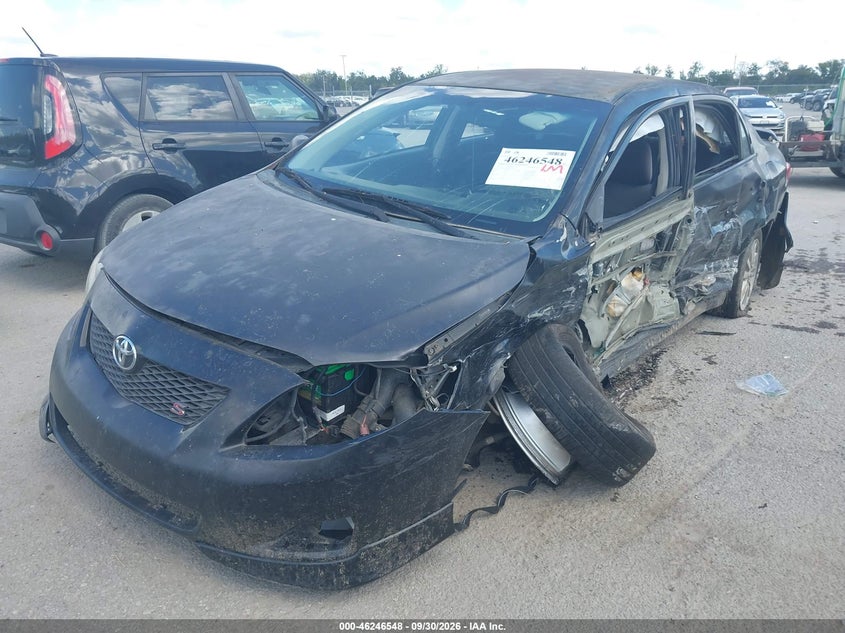 Vin: 2t1bu4ee6ac529713, lot: 46746574, toyota corolla s 20102