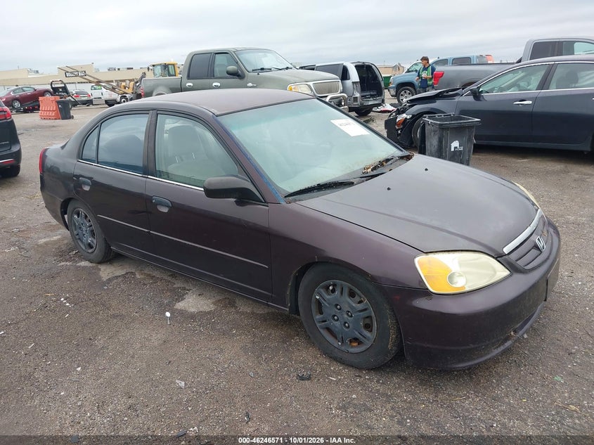 2001 HONDA CIVIC auction photo 1