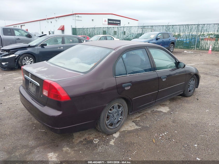 2001 HONDA CIVIC auction photo 4