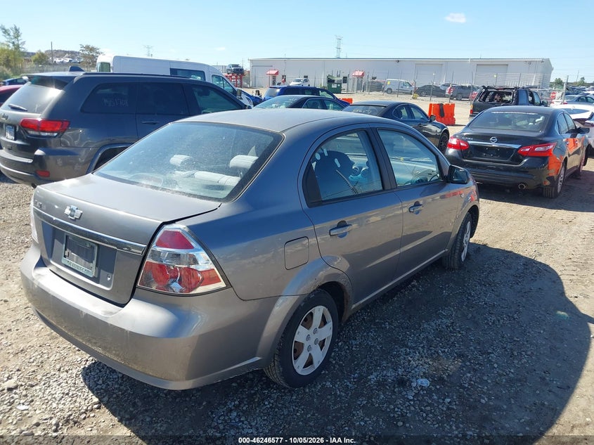 CHEVROLET AVEO 2008 VIN KL1TD56688B020255