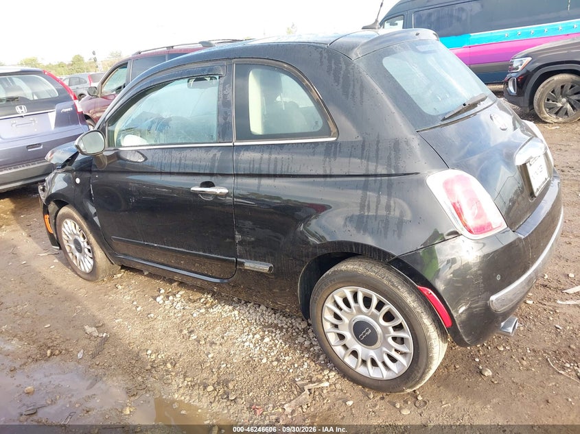 FIAT 500 2012 VIN 3C3CFFCR2CT104722