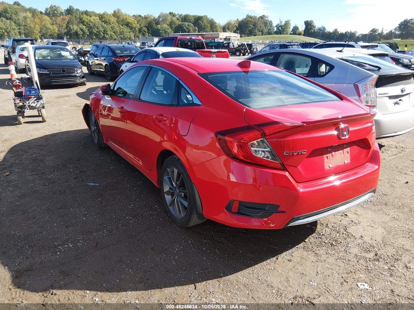 Vin: 2hgfc1f31lh680291, lot: 46746660, honda civic ex 20203