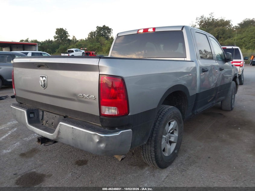 Vin: 3c6rr7kg7pg662199, lot: 46746677, ram 1500 classic tradesman  4x4 5'7 box 20234