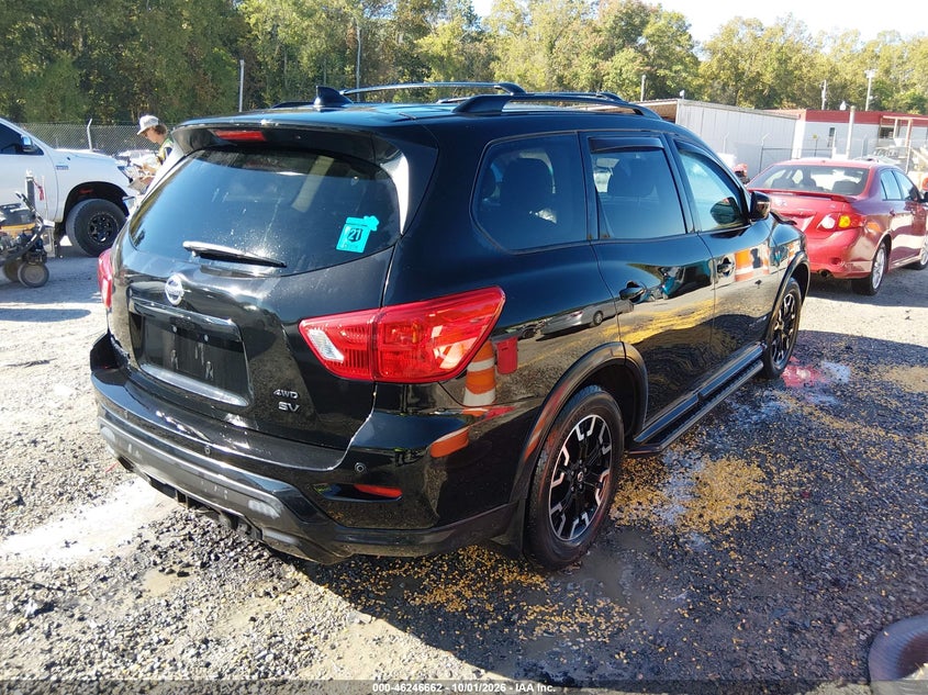 Vin: 5n1dr2mm4kc654495, lot: 46746688, nissan pathfinder sv 20194