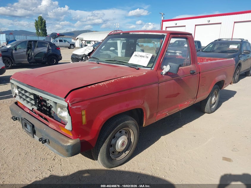 FORD RANGER 1988 VIN 1FTBR10C9JUA82500