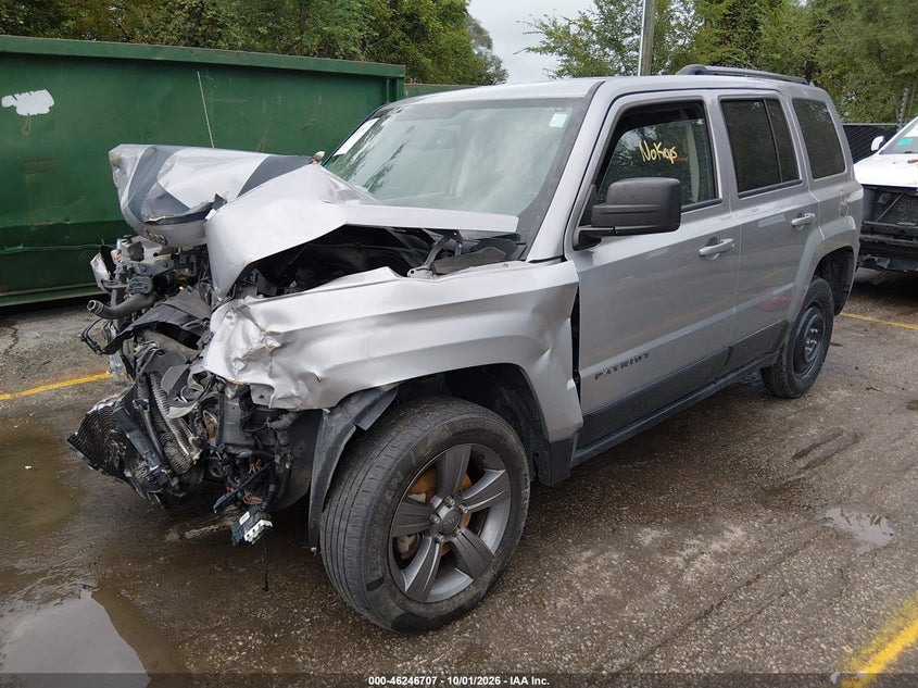 Vin: 1c4njpba3gd651661, lot: 46746733, jeep patriot sport se 20162