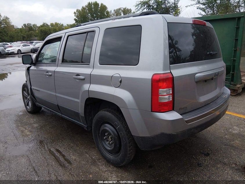 Vin: 1c4njpba3gd651661, lot: 46746733, jeep patriot sport se 20163