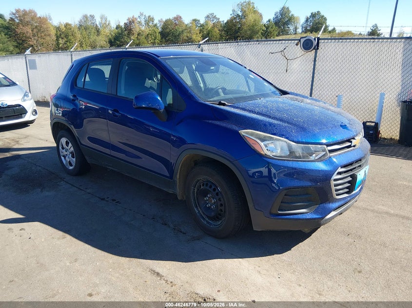 Vin: 3gncjksb4hl167763, lot: 46746805, chevrolet trax ls 20171