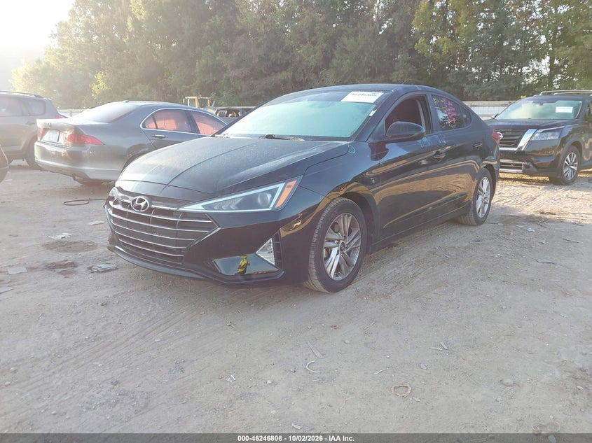 Vin: kmhd84lf2ku859955, lot: 46746834, hyundai elantra value edition 20192