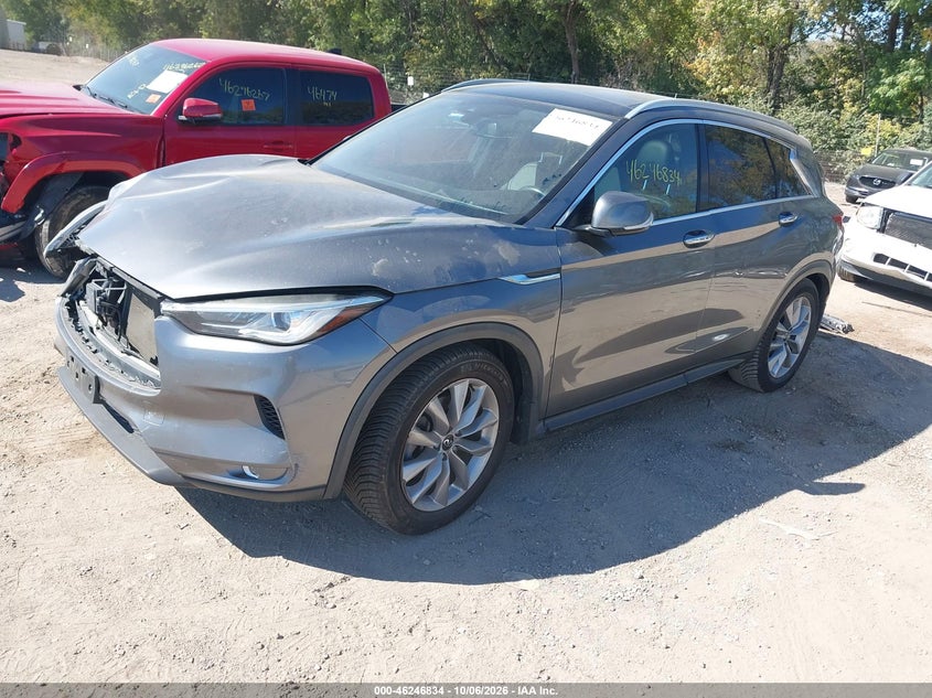 Vin: 3pcaj5m17lf104136, lot: 46746860, infiniti qx50 luxe 20202