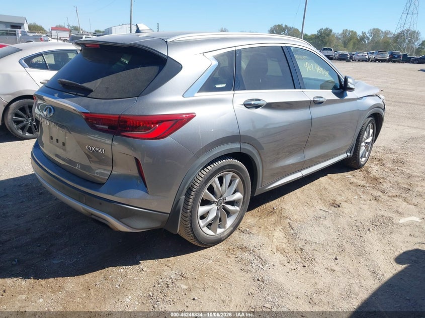 Vin: 3pcaj5m17lf104136, lot: 46746860, infiniti qx50 luxe 20204