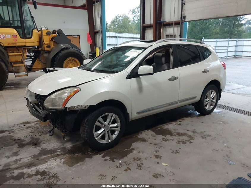 2013 Nissan Rogue Sv, Удар спереди, IAAI, VIN JN8AS5MTXDW508094 — фото 2