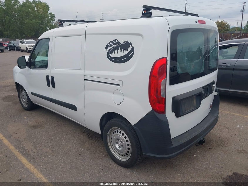 Vin: zfberfab9j6l27870, lot: 46746912, ram promaster city tradesman 20183
