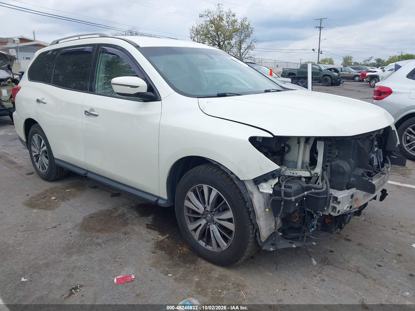Vin: 5n1dr2mn8jc611737, lot: 46746958, nissan pathfinder sv 20181