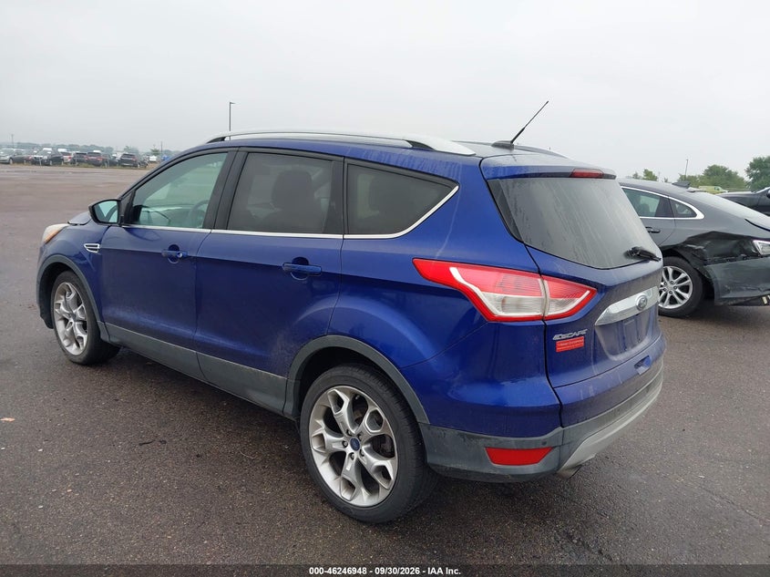 Vin: 1fmcu9jxxeua09835, lot: 46746974, ford escape titanium 20143
