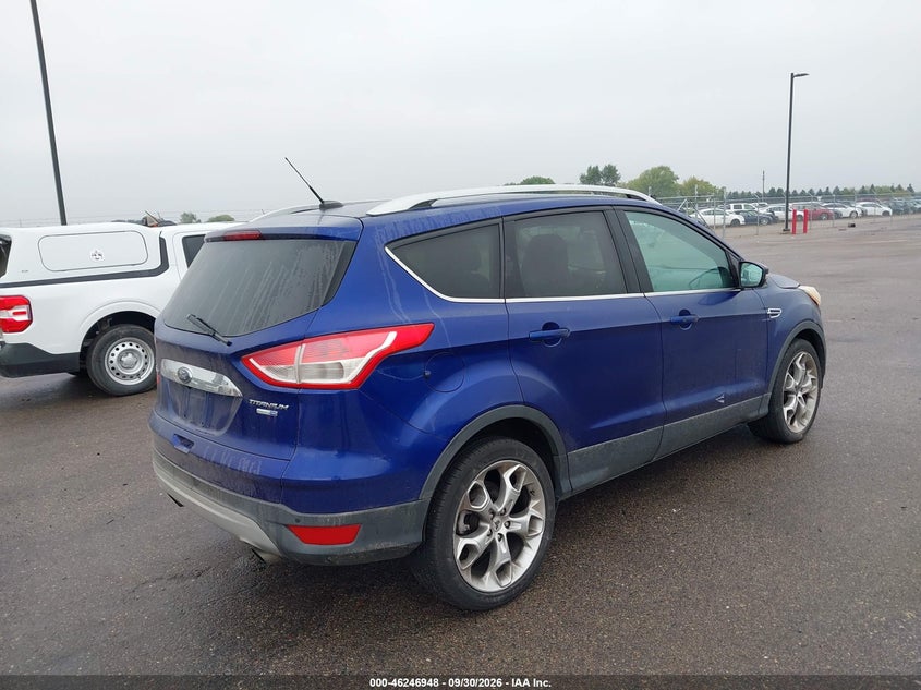 Vin: 1fmcu9jxxeua09835, lot: 46746974, ford escape titanium 20144
