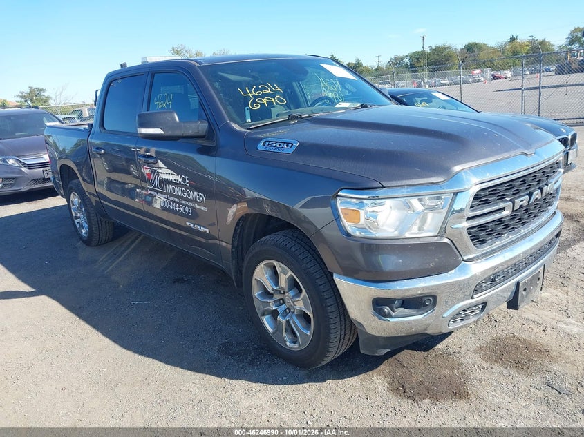 Vin: 1c6rrffg1nn239935, lot: 46747015, ram 1500 big horn  4x4 5'7 box 2022 img_1