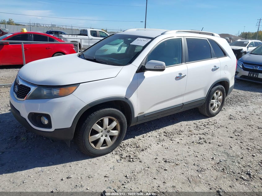 Vin: 5xyktca1xbg055349, lot: 46747039, kia sorento lx 20112
