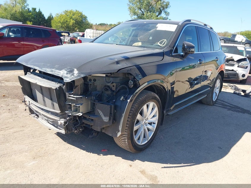 Vin: yv4a22pk2g1095065, lot: 46747061, volvo xc90 t6 momentum 20162