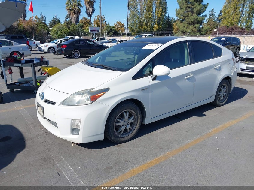 TOYOTA PRIUS 2010 VIN JTDKN3DU2A0100644