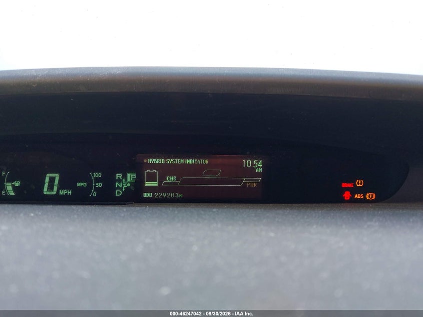 TOYOTA PRIUS 2010 VIN JTDKN3DU2A0100644