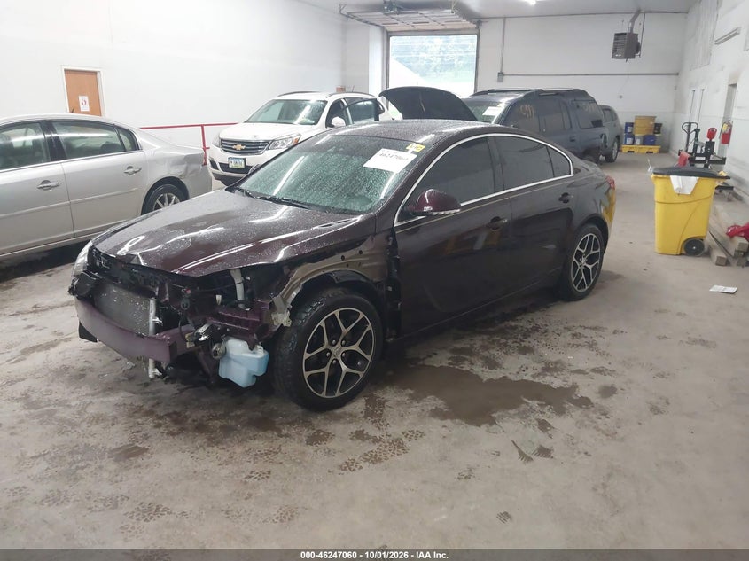 Vin: 2g4gu5gx1h9149923, lot: 46747086, buick regal turbo gs 20172