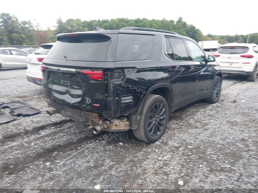 Vin: 1gnevjkwxnj182717, lot: 46747089, chevrolet traverse awd rs 20224