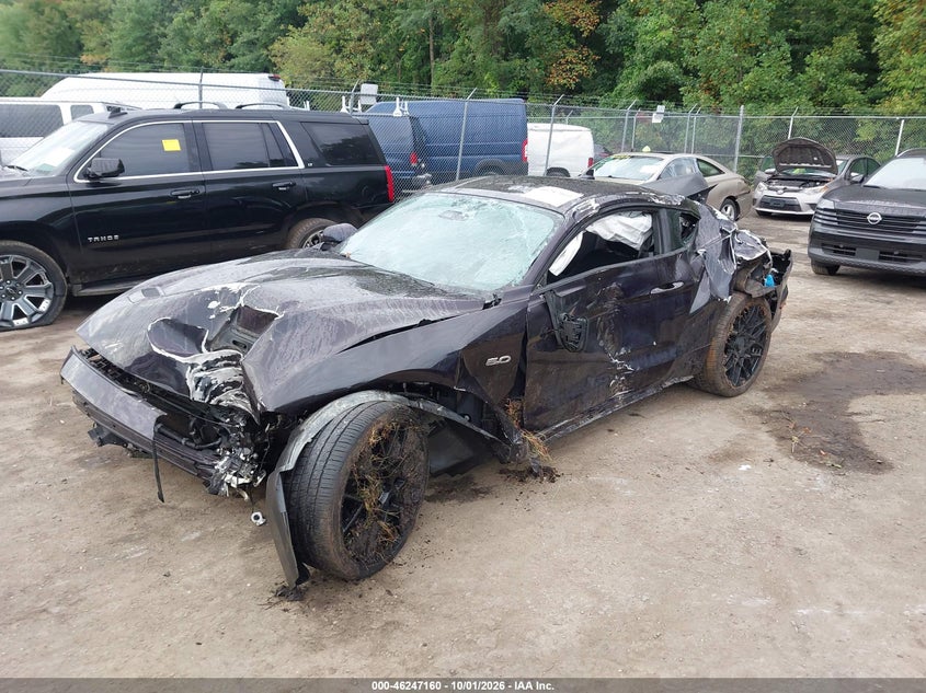 Vin: 1fa6p8cf1n5135475, lot: 46747186, ford mustang gt fastback 20222