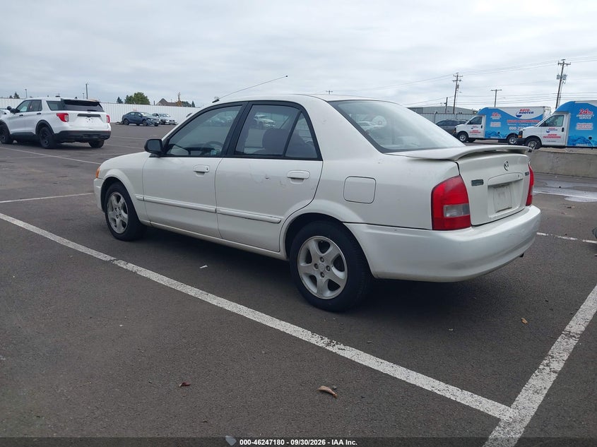 MAZDA PROTEGE 2000 VIN JM1BJ2218Y0275277