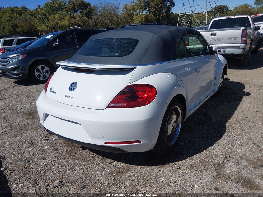 Vin: 3vw507at4gm816334, lot: 46747232, volkswagen beetle 1.8t denim 20164