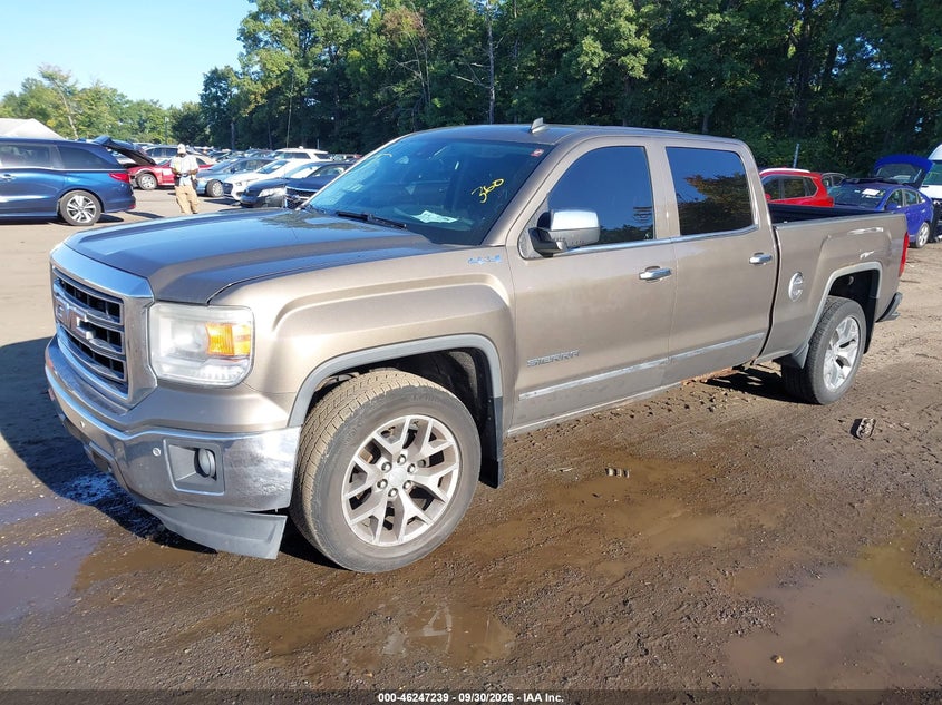 Vin: 3gtu2vec8eg300237, lot: 46747265, gmc sierra 1500 slt 20142