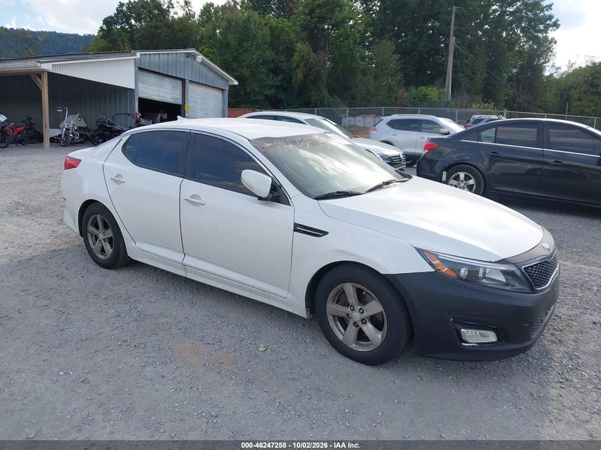 Vin: knagm4a77f5640947, lot: 46747284, kia optima lx 20151