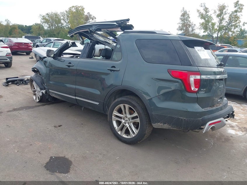 Vin: 1fm5k8d80ggb33028, lot: 46747289, ford explorer xlt 20163