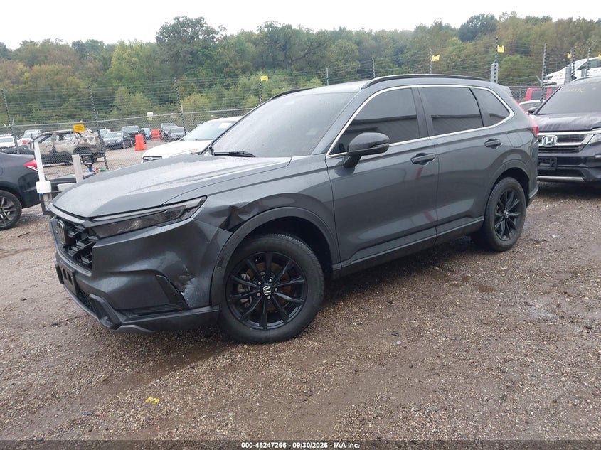2025 Honda Cr-V Hybrid Sport, Left Front, IAAI, VIN 7FARS6H59SE038954 — photo 2