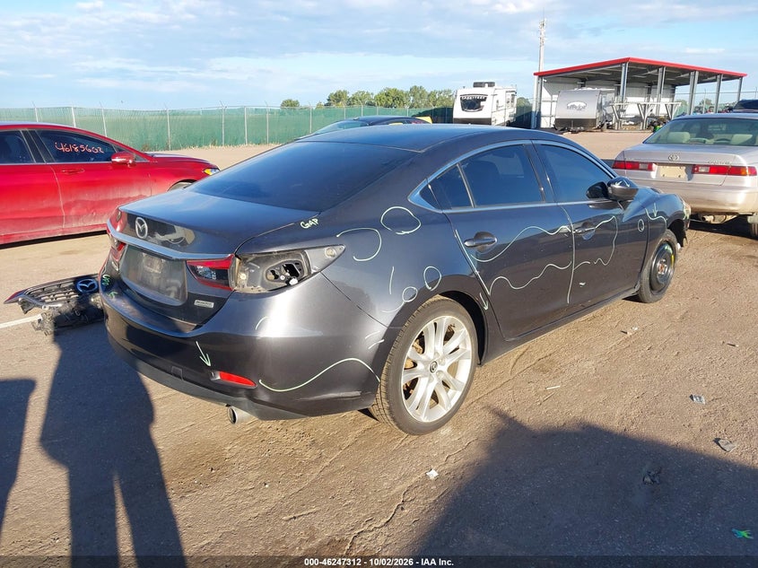 Vin: jm1gj1v57g1479771, lot: 46747338, mazda mazda6 i touring 20164