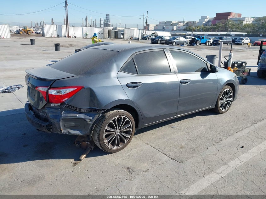 Vin: 5yfburhe7gp406052, lot: 46747340, toyota corolla s plus 20164