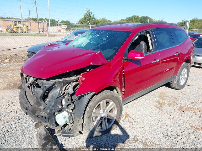 Vin: 1gnkrhkd0ej191117, lot: 46747365, chevrolet traverse 2lt 20142