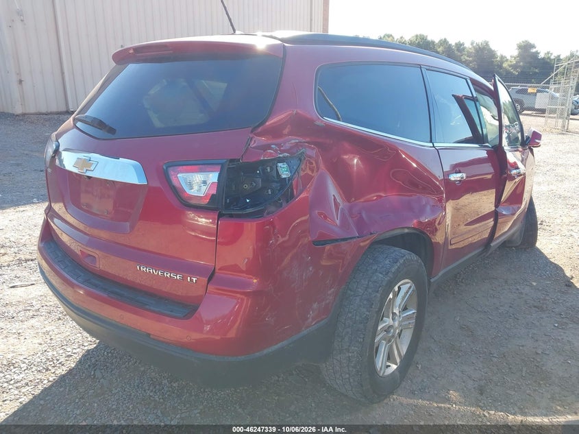 Vin: 1gnkrhkd0ej191117, lot: 46747365, chevrolet traverse 2lt 20144