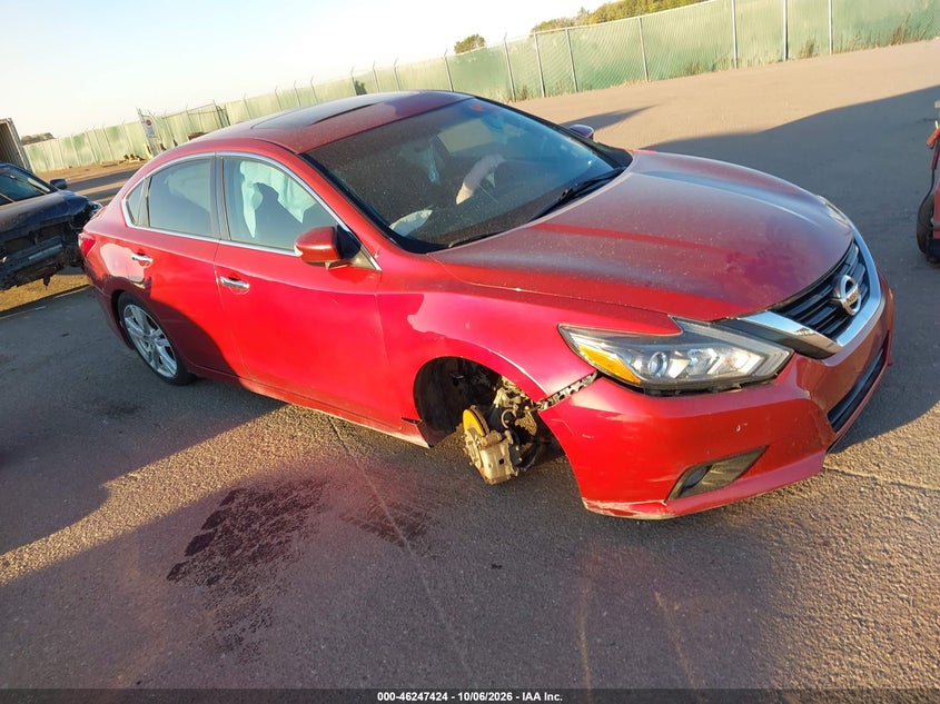 Vin: 1n4bl3ap8gc135366, lot: 46747450, nissan altima 3.5 sl/3.5 sr 20161