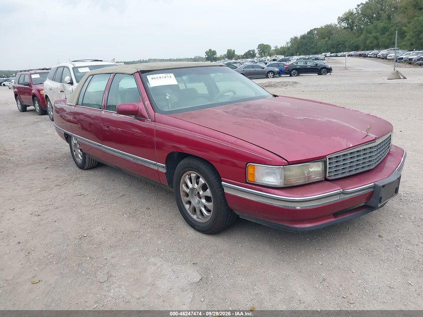 1996 Cadillac Deville, Wear, IAAI, VIN 1G6KD52Y6TU303524