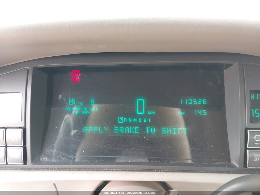 CADILLAC DEVILLE 1996 VIN 1G6KD52Y6TU303524