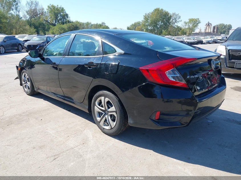 Vin: 19xfc2f59ge067035, lot: 46747539, honda civic lx 20163