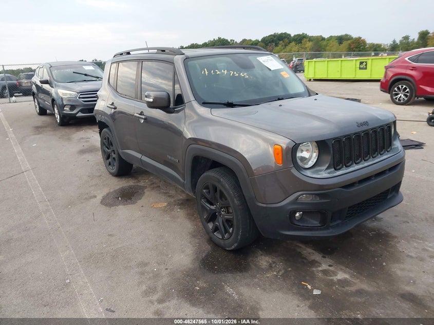 Vin: zaccjbbt5gpd07987, lot: 46747591, jeep renegade justice 20161